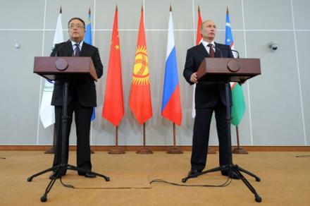 Muratbek Imanaliyev and Vladimir Putin.Photo Credit: Premier.gov.ru