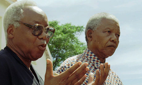 Julius Nyerere, left, described Kwame Nkrumah, the inspiration for the AU, as 'the great crusader of African unity' Photograph: Adil Bradlow/AP