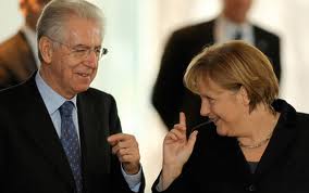 Merkel e Monti