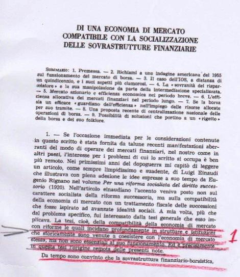 prima pagiona articolo Federico Caffè